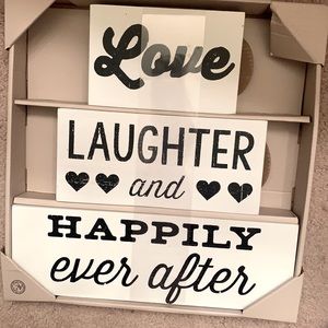 3 Piece Block Signs 🖤